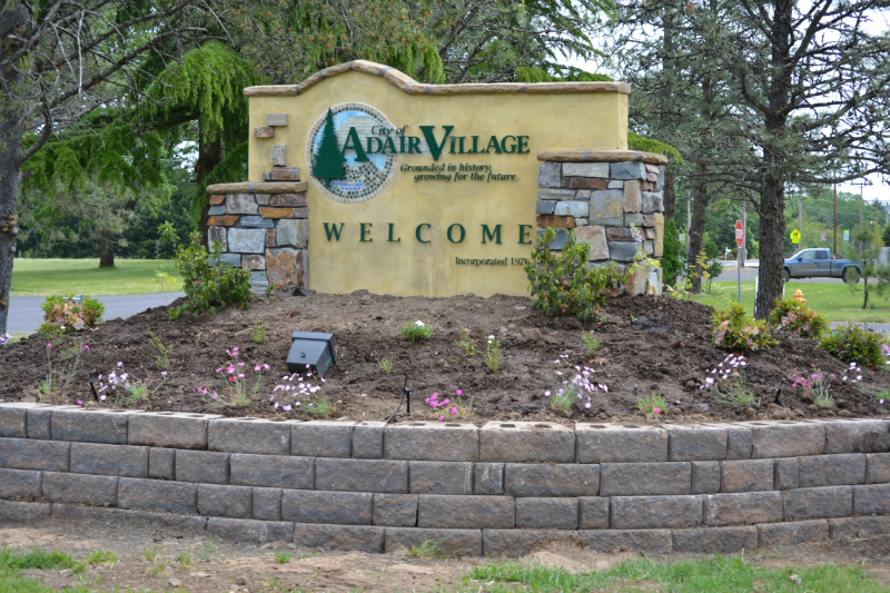 adair village code zero lot line square feet