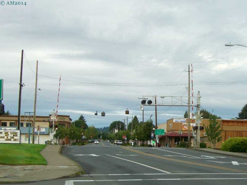 Creswell, Oregon, is close enough to the I-5 freeway to benefit but far ...